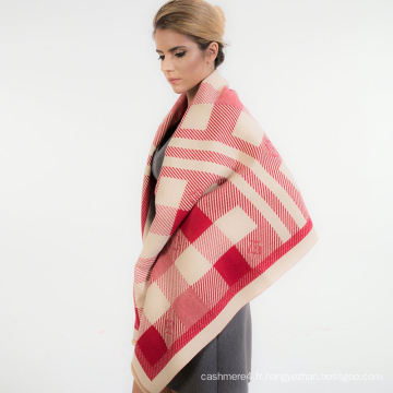 Nouveau foulard pashmina tricoté solide design